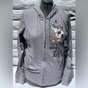 DCA 2020 Food and Wine Women’s Zip Up Sweatshirt Hoodie Disneyland New